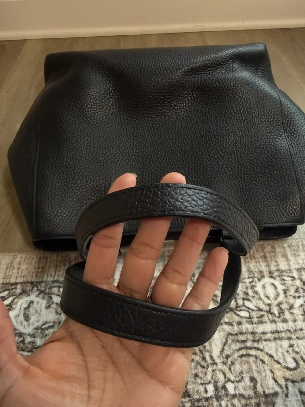 Dagne Dover Large Allyn Tote - Onyx - Picture 9 of 11